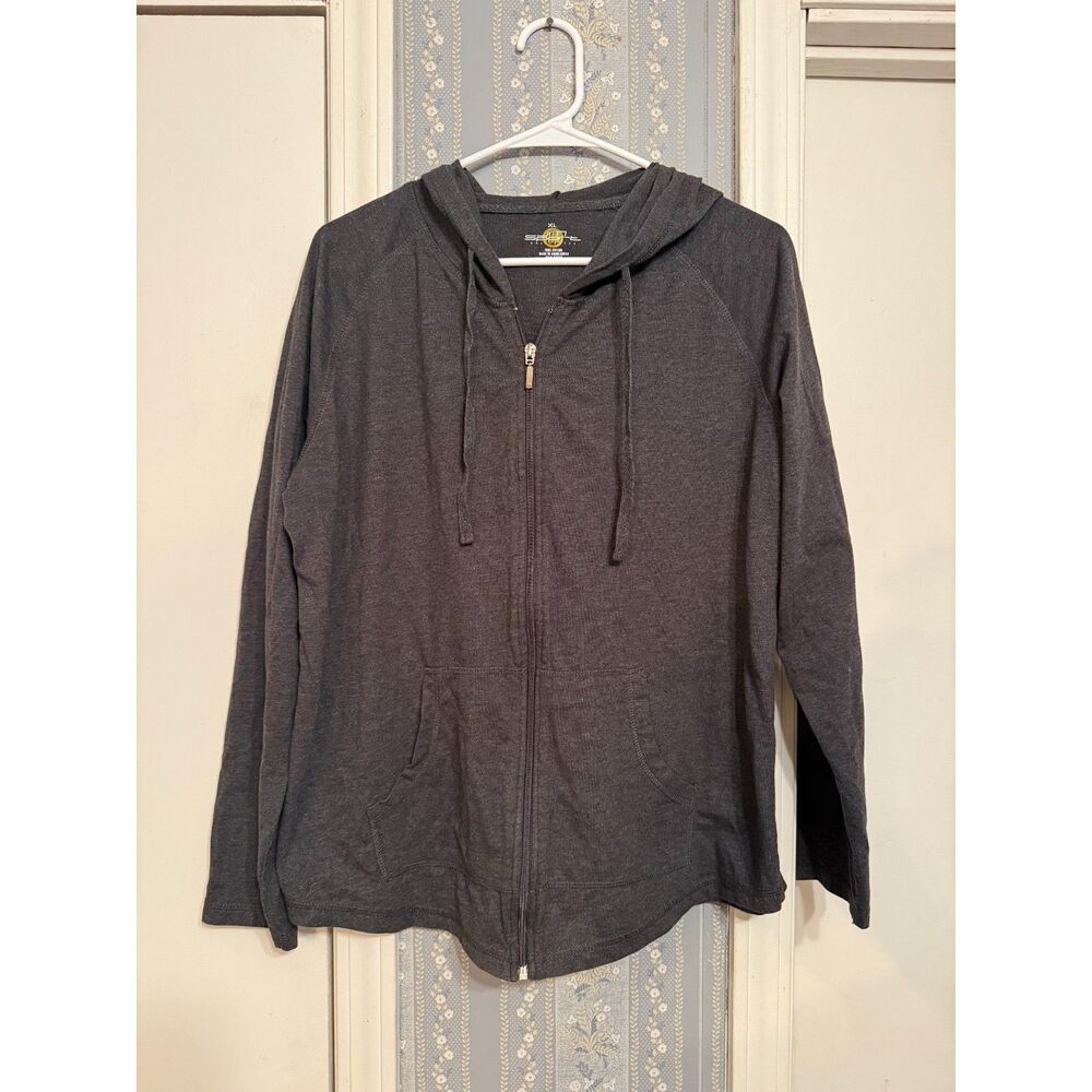 XL JM Sport 100% Cotton Thin Hooded Jacket